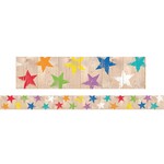 CREATIVE TEACHING PRESS Rustic Stars Border Upcycle Style