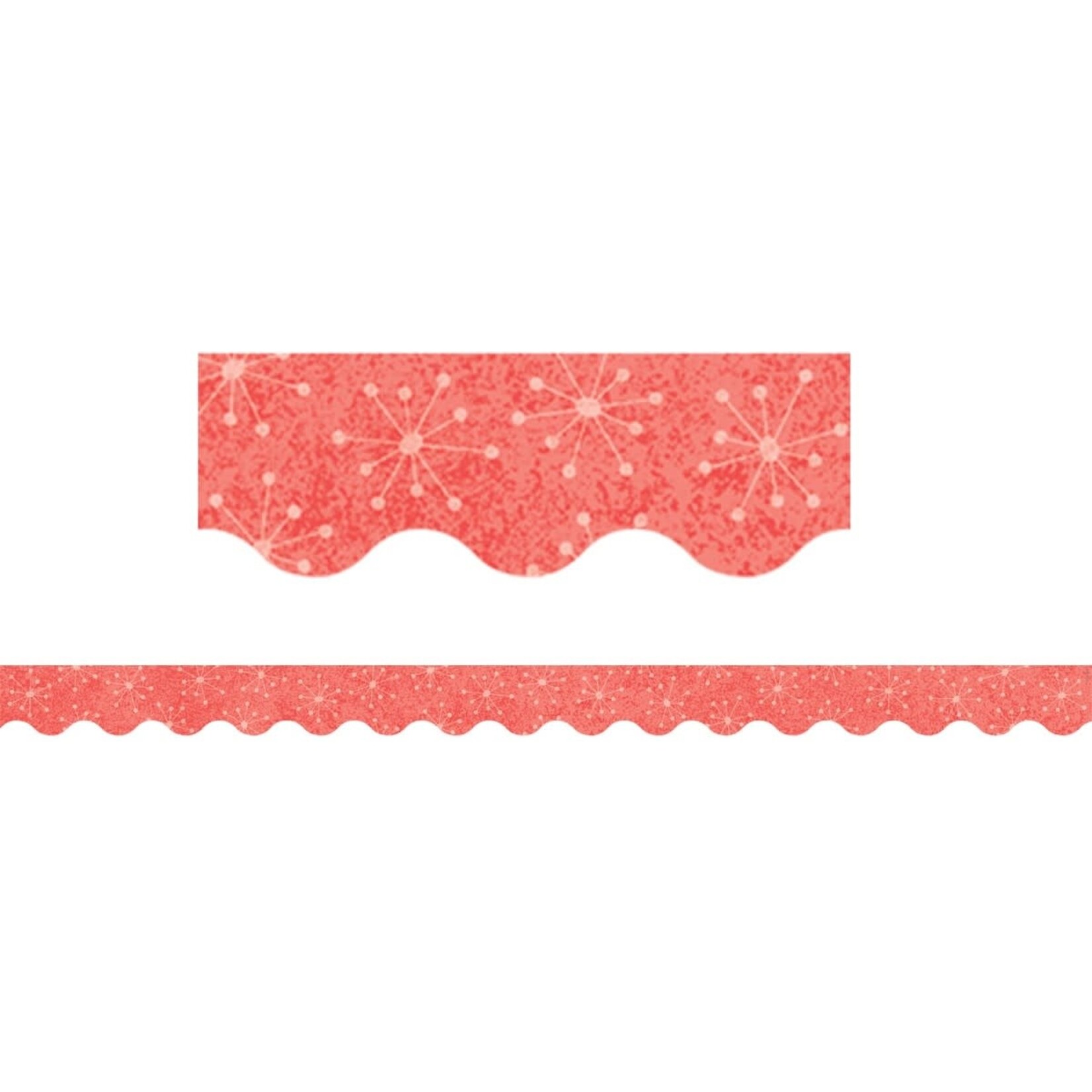 CREATIVE TEACHING PRESS CLM Mid-Century Mod Red Atomic Star Border