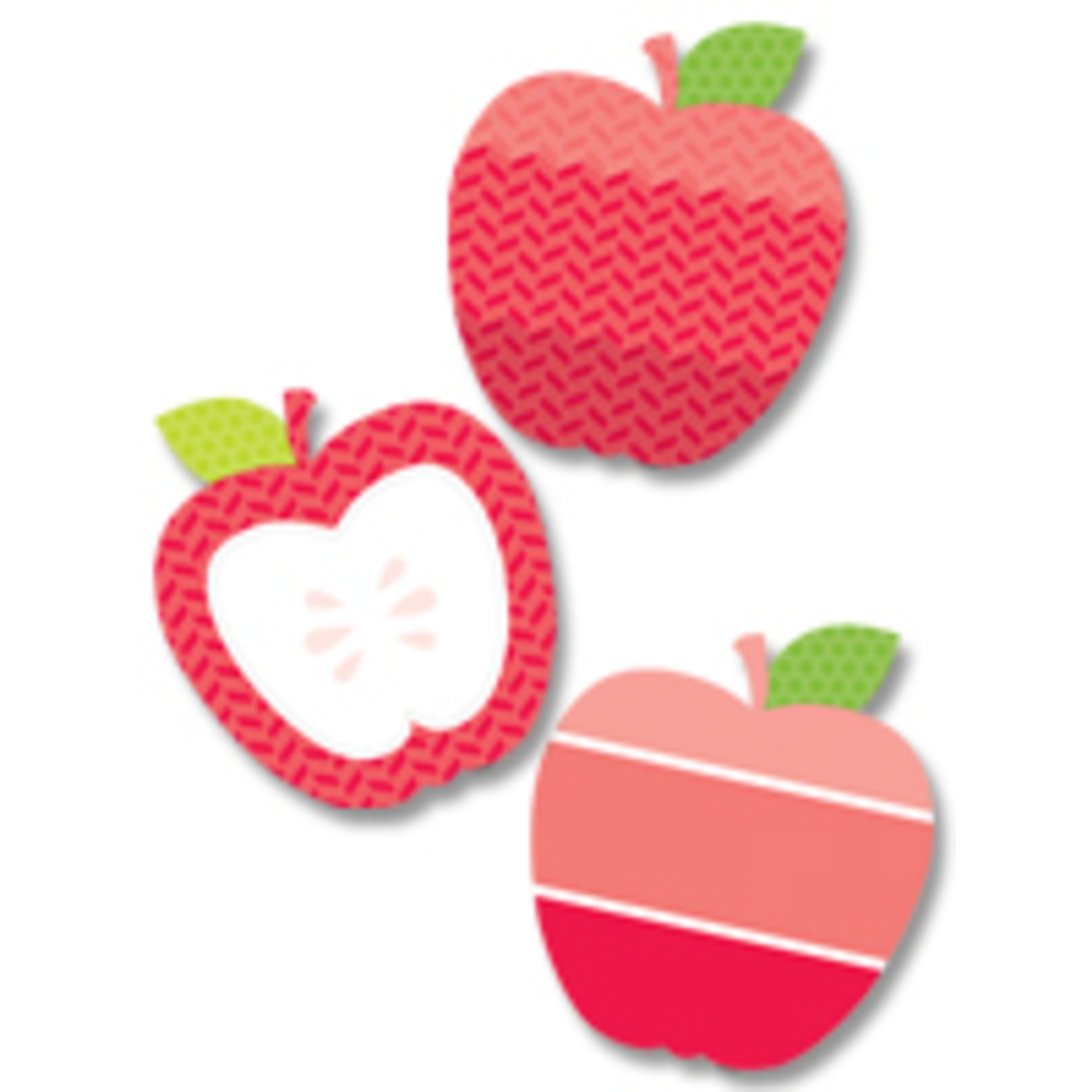 CREATIVE TEACHING PRESS CLM Poppy Red Apples 10" Designer Cut-Outs
