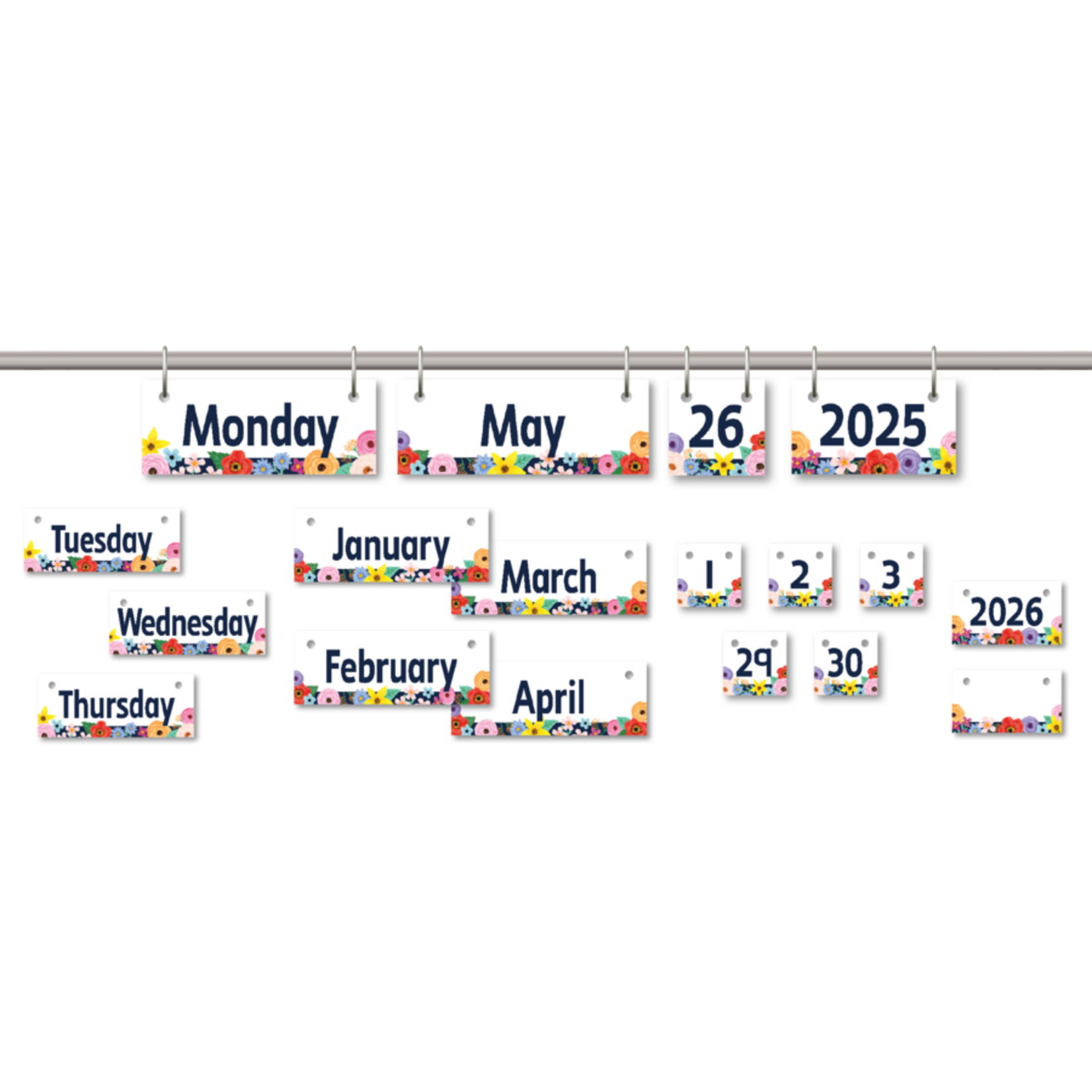 TEACHER CREATED RESOURCES Wildflowers Flip Calendar