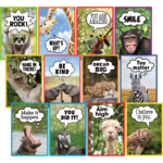 TEACHER CREATED RESOURCES Go Wild Animals Small Poster Pack