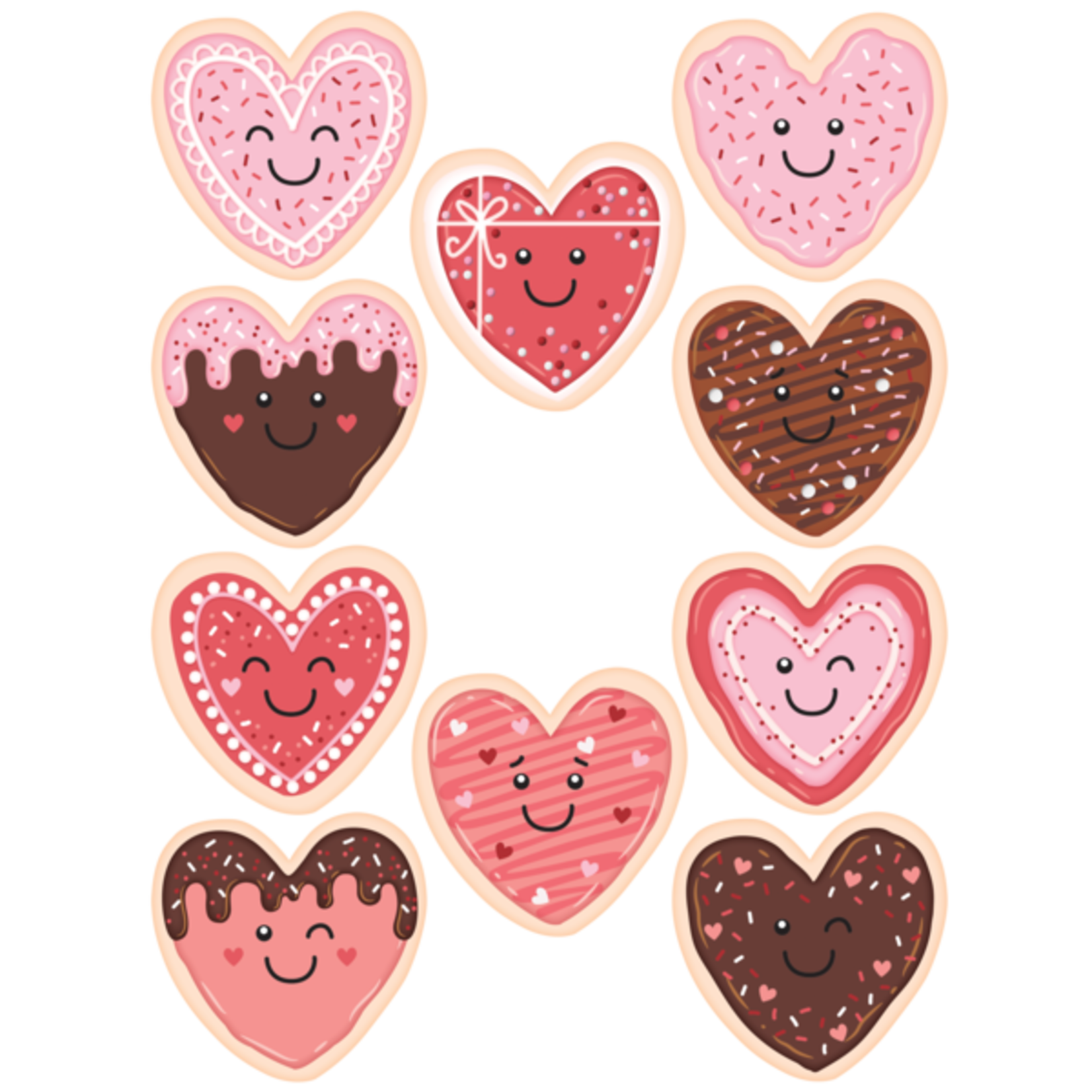 TEACHER CREATED RESOURCES Frosted Heart Cookies Accents