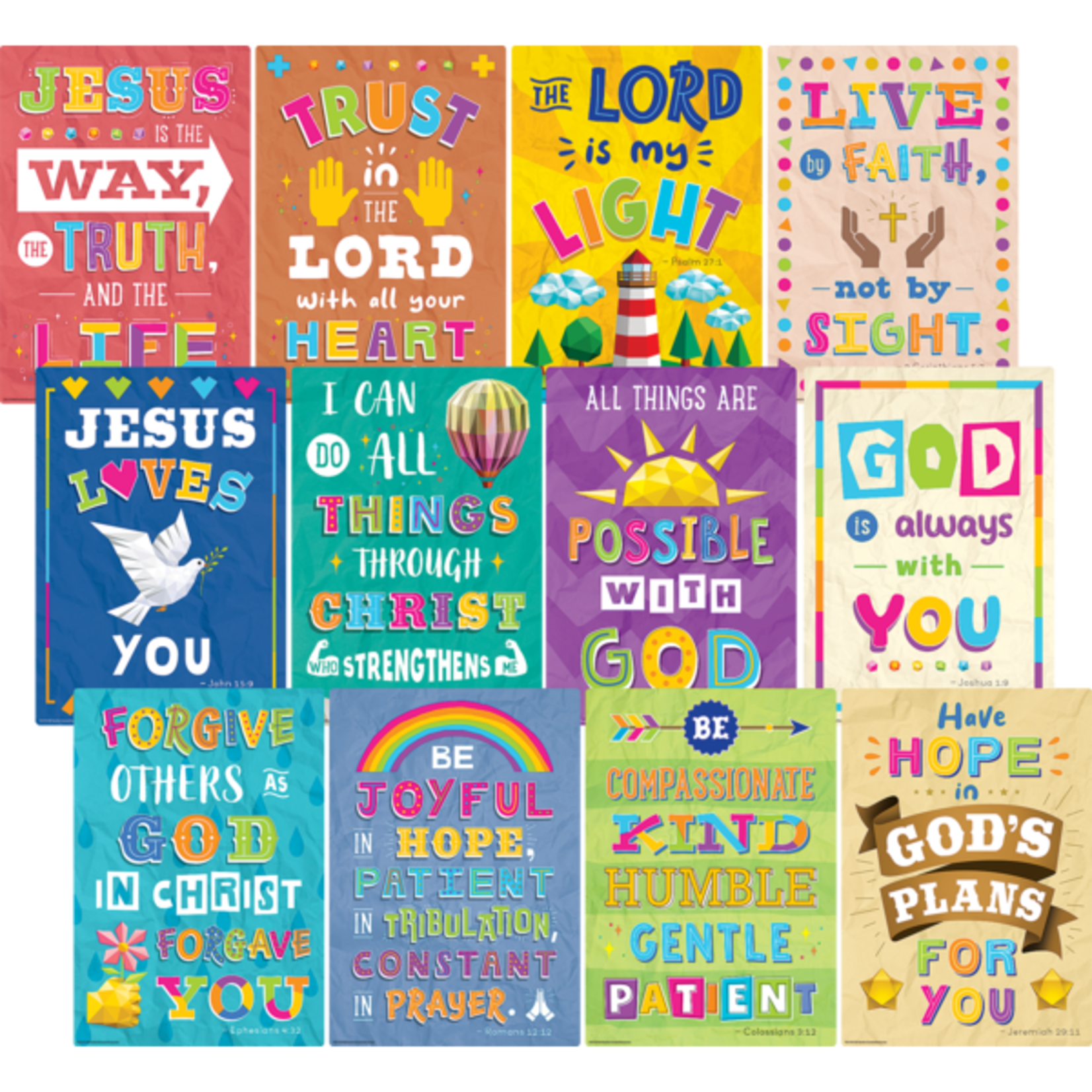 TEACHER CREATED RESOURCES Bible Verses Small Poster Pack