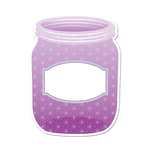 CREATIVE TEACHING PRESS CLM Painted Palette Purple Mason Jar 10" Designer Cut-Outs