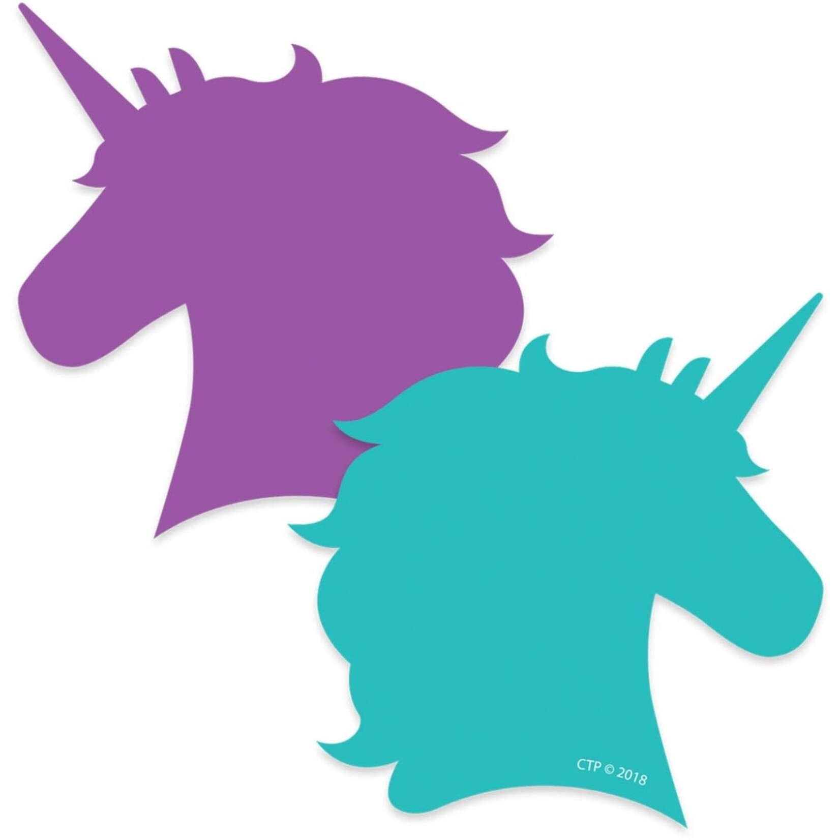 CREATIVE TEACHING PRESS Unicorn 3" 2-Color Cut-Outs