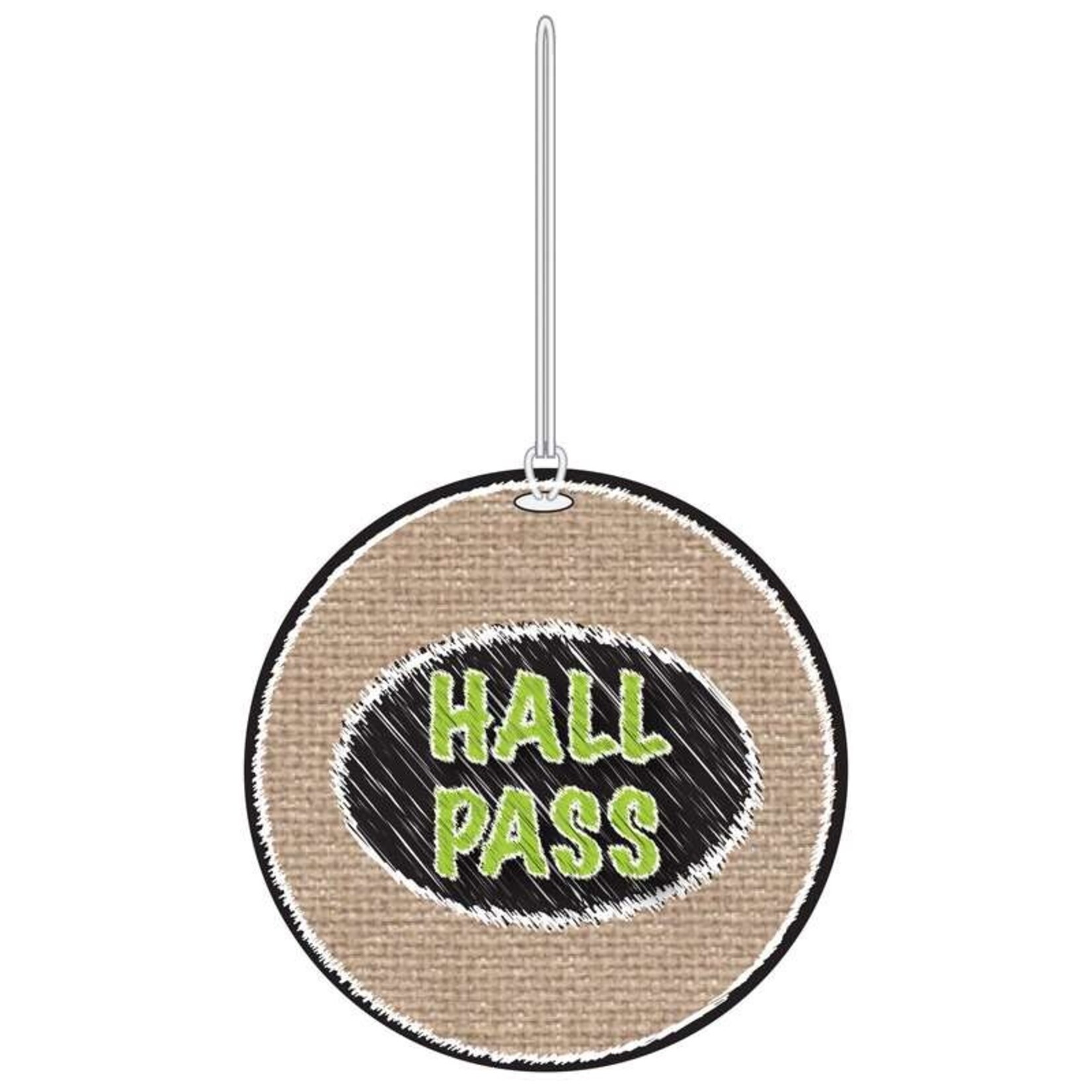 ASHLEY INCORPORATED Burlap Scribble Hall Pass