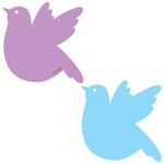 CREATIVE TEACHING PRESS Bird Cutouts -  2 Color, 3"