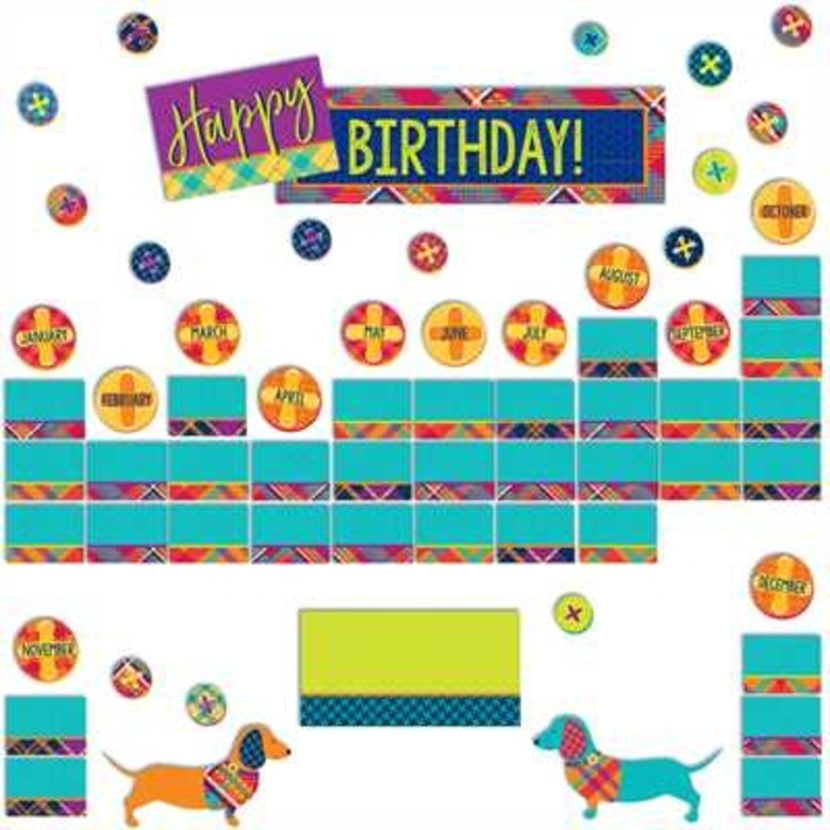 Plaid Attitude Birthday Mini BBS