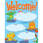CARSON DELLOSA PUBLISHING CO Funky Frogs Welcome Chart