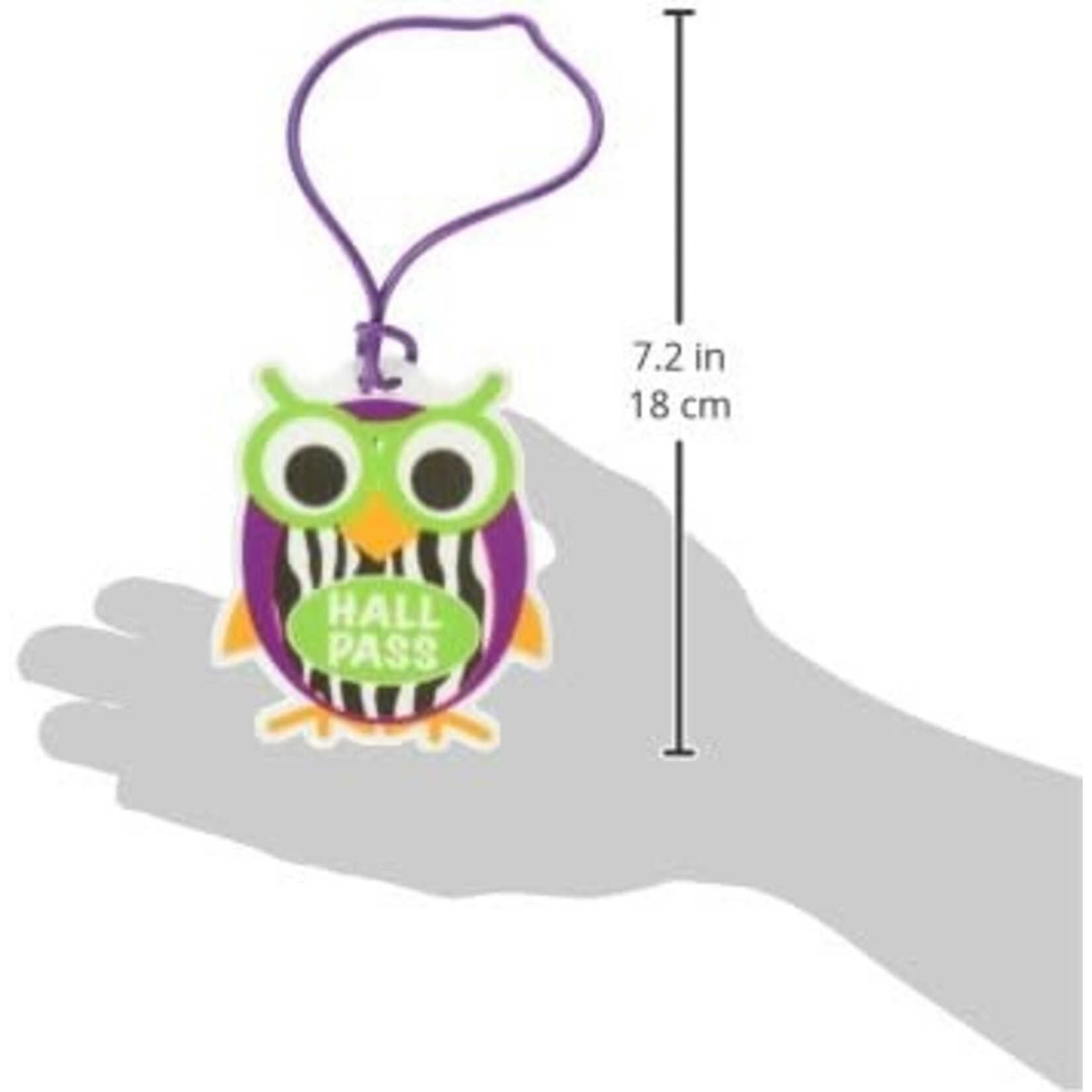 ASHLEY INCORPORATED Colorful Owl Hall Pass