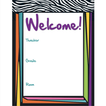 CARSON DELLOSA PUBLISHING CO Wild Style Welcome Chart