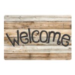 ASHLEY INCORPORATED Wood Plank Welcome Mat