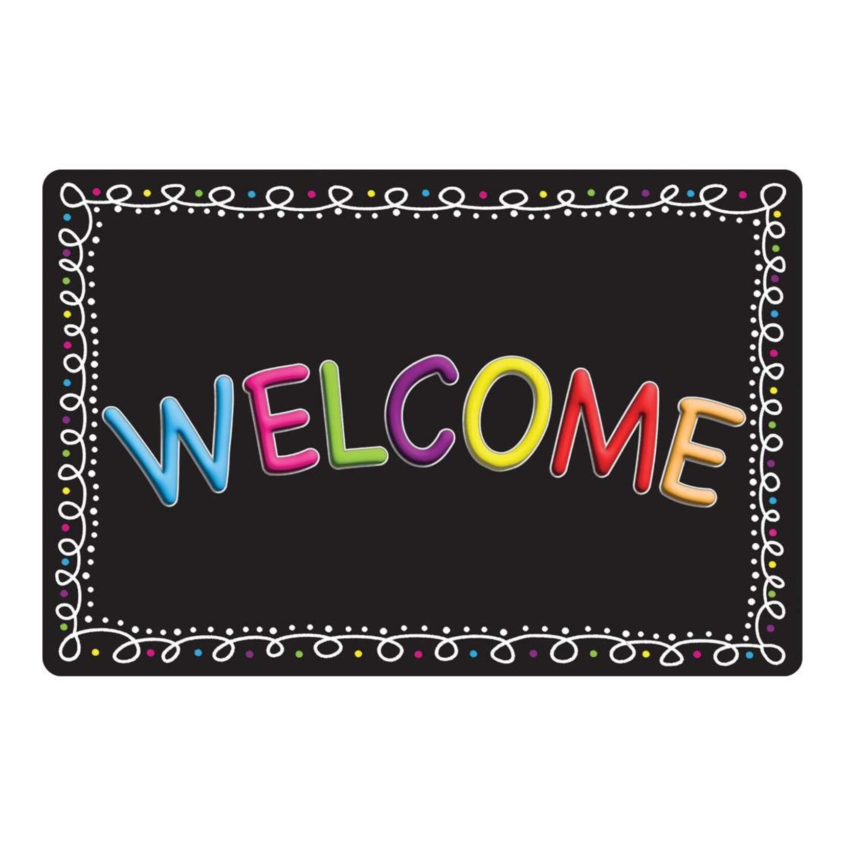 ASHLEY INCORPORATED Welcome Chalk Loop Mat
