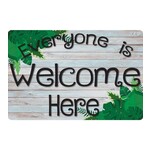 ASHLEY INCORPORATED Everyone Is Welcome Here (Beechwood, Greenery) Mat