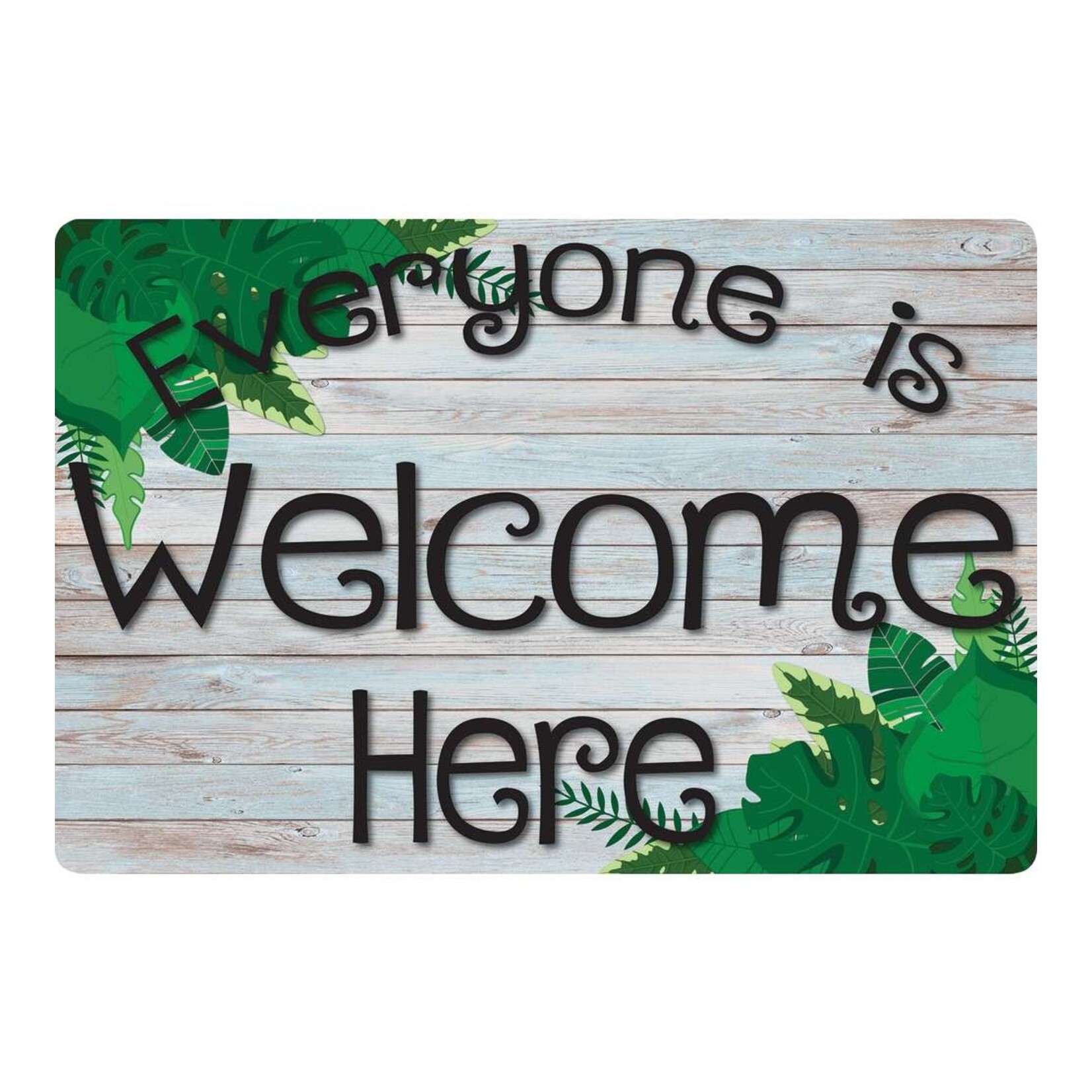 ASHLEY INCORPORATED Everyone Is Welcome Here (Beechwood, Greenery) Mat