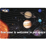 ASHLEY INCORPORATED Everyone Is Welcome In Our Space Mouse Pad