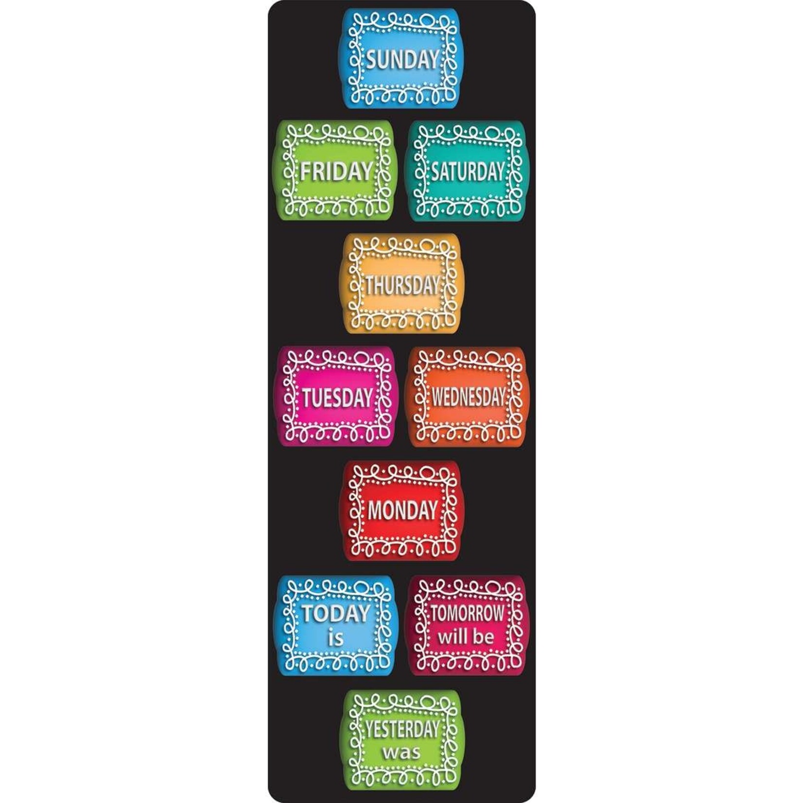 ASHLEY INCORPORATED Days Of Week Hopscotch Mat Runner
