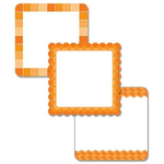 CREATIVE TEACHING PRESS CLM Painted Palette Orange Chart Cards 10" Designer Cut-Outs