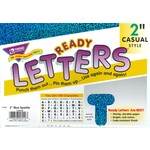TREND ENTERPRISES INC 2 Inch Casual Blue Sparkle Ready Letters