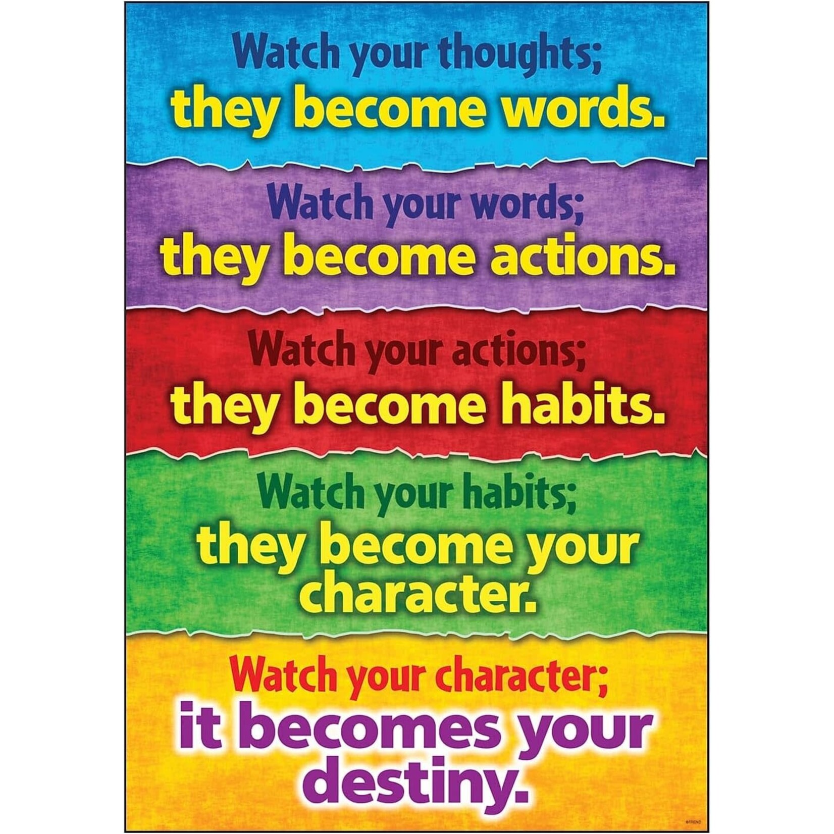 TREND ENTERPRISES INC Watch your thoughts... ARGUS Poster