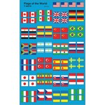 TREND ENTERPRISES INC Flags of the World superShapes Reward Stickers