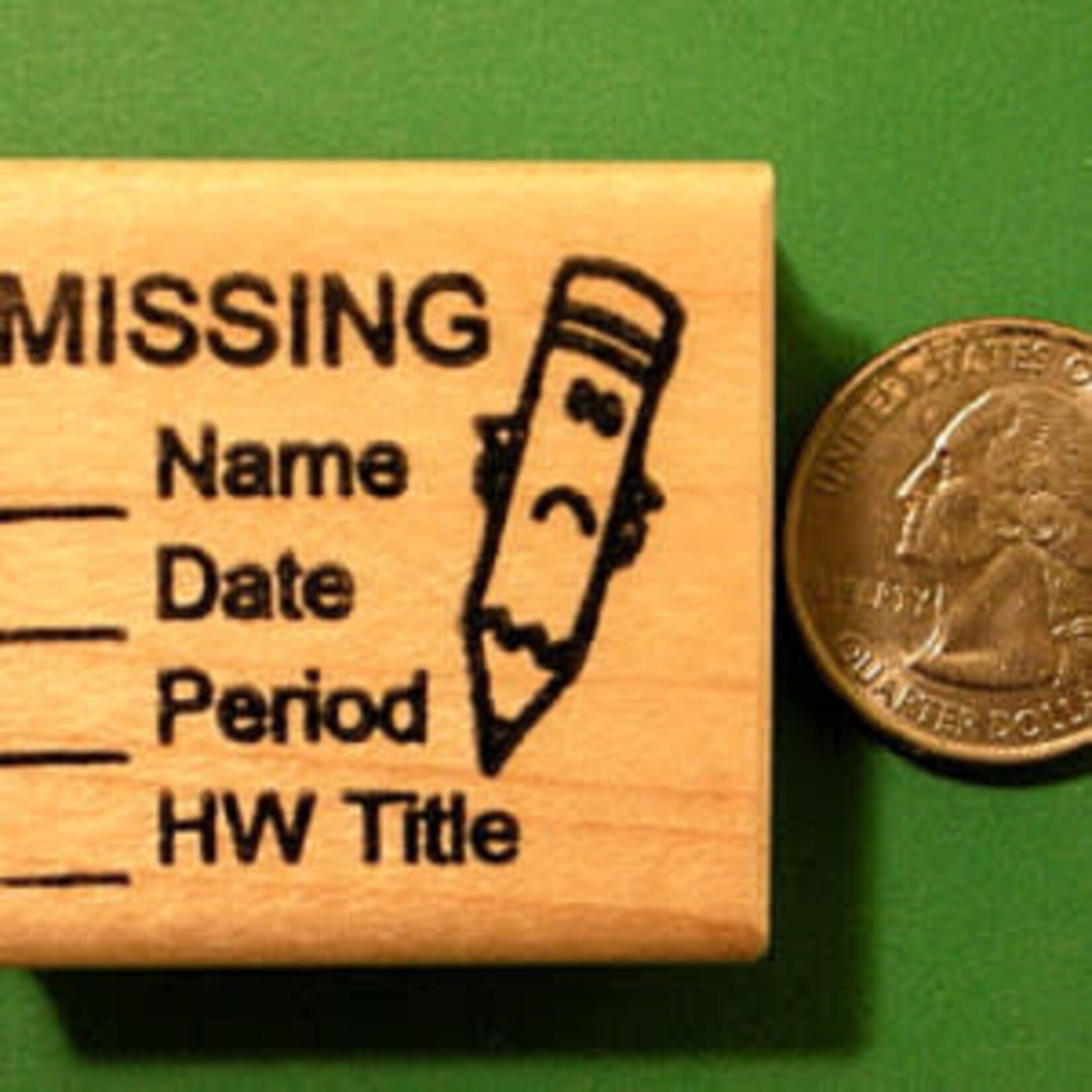 Missing Name/Date… Rubber Stamp