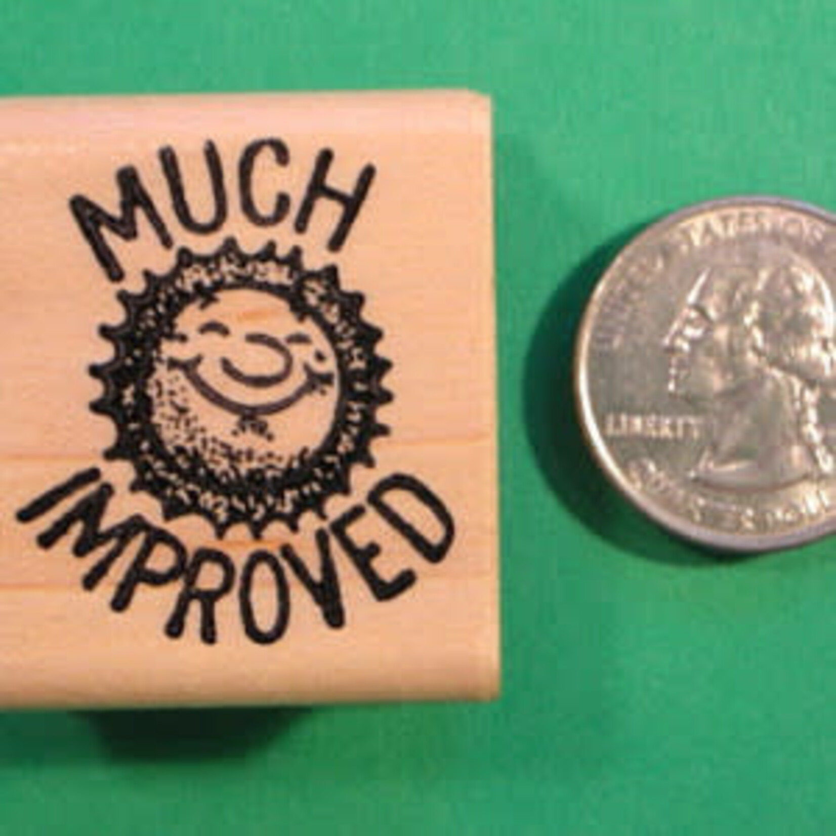 Much Improved Rubber Stamp