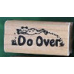Do Over Frog Rubber Stamp