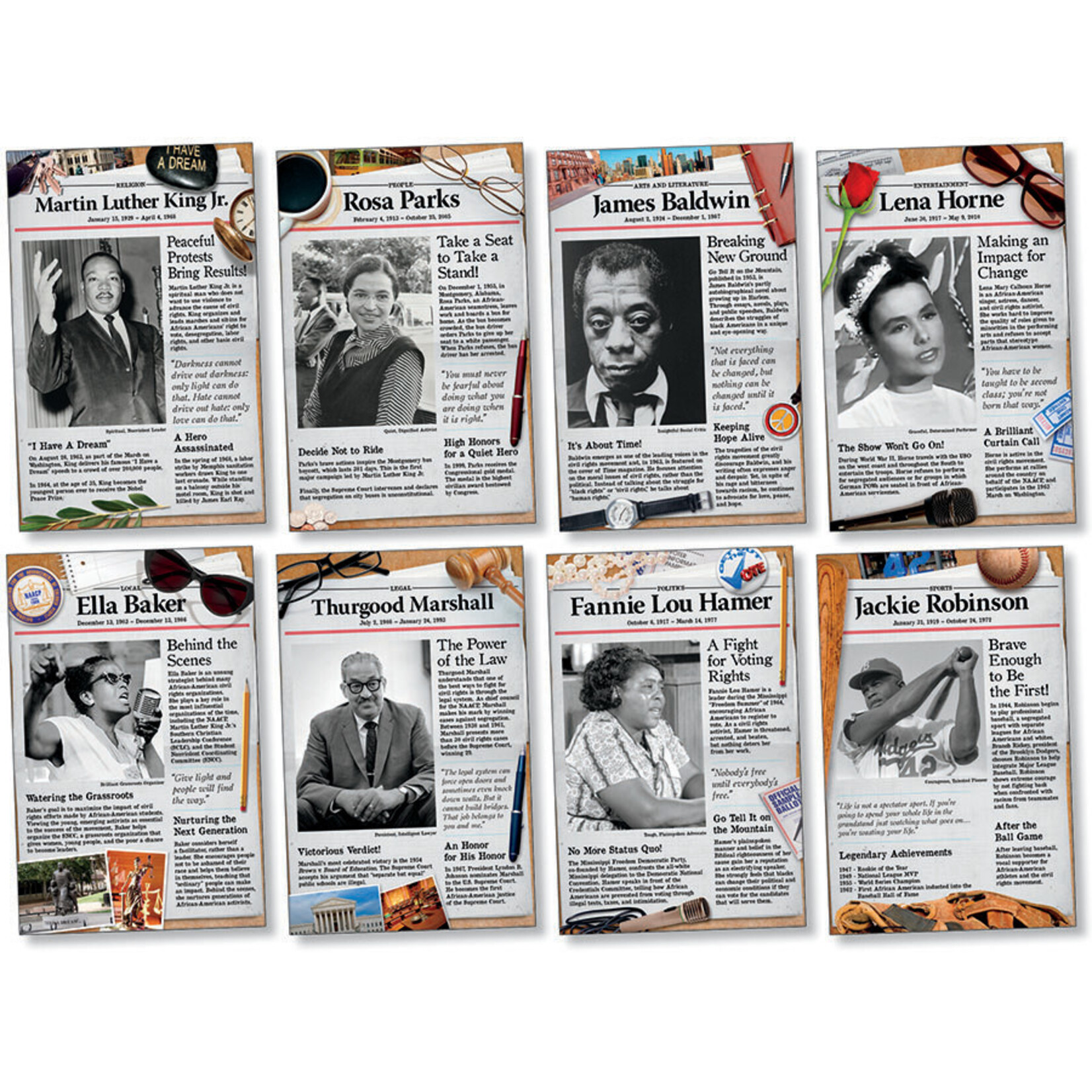 NORTH STAR TEACHER RESOURCES Civil Rights Pioneers Bulletin Board