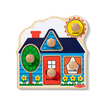 First Shapes Jumbo Knob Wooden Puzzle - 5 Pieces