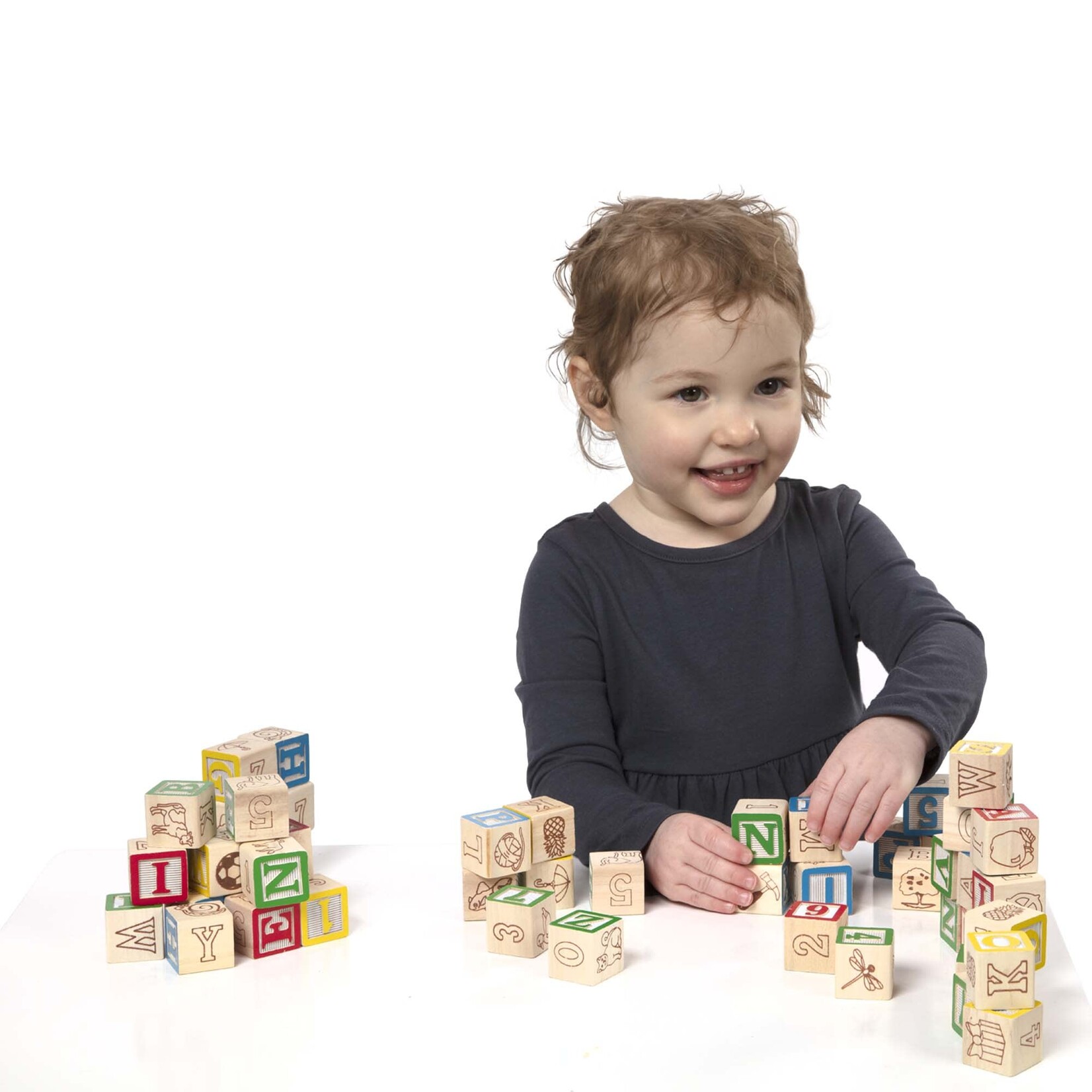 Wooden ABC/123 Blocks