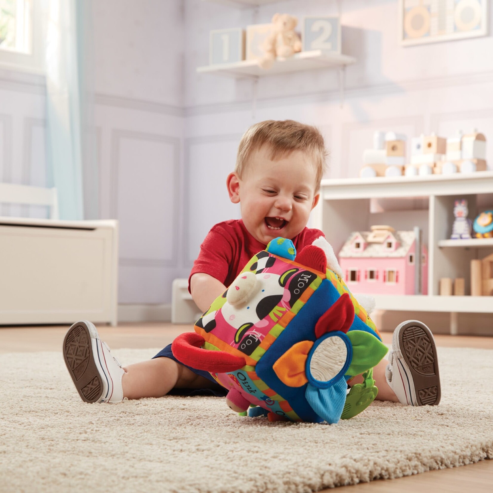 Musical Farmyard Cube Learning Toy