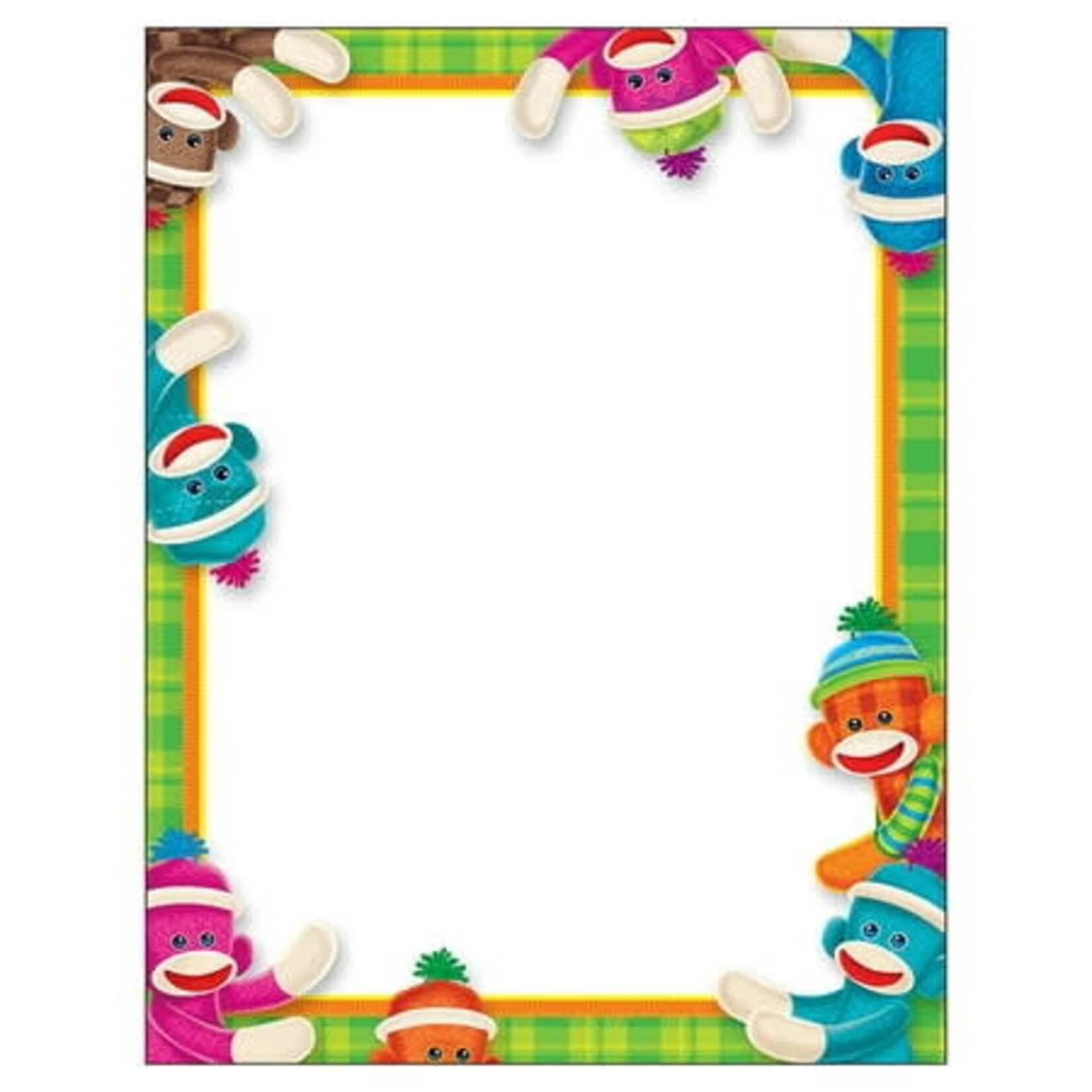 TREND ENTERPRISES INC Sock Monkeys Terrific Papers