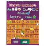 LEARNING RESOURCES INC Spanish Alphabet (El Centro del Alfabeto) Pocket Chart