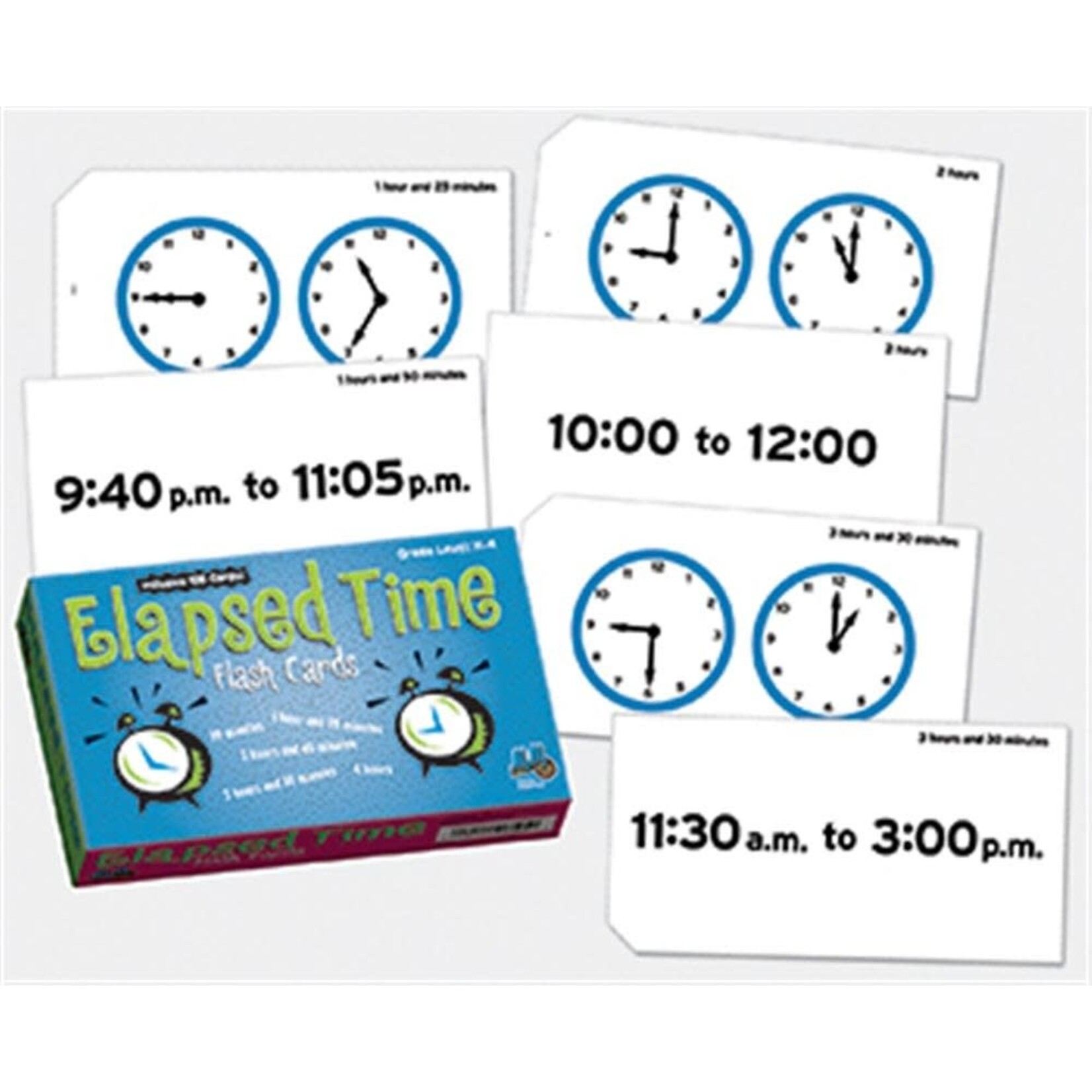 Elapsed Time Flash Cards