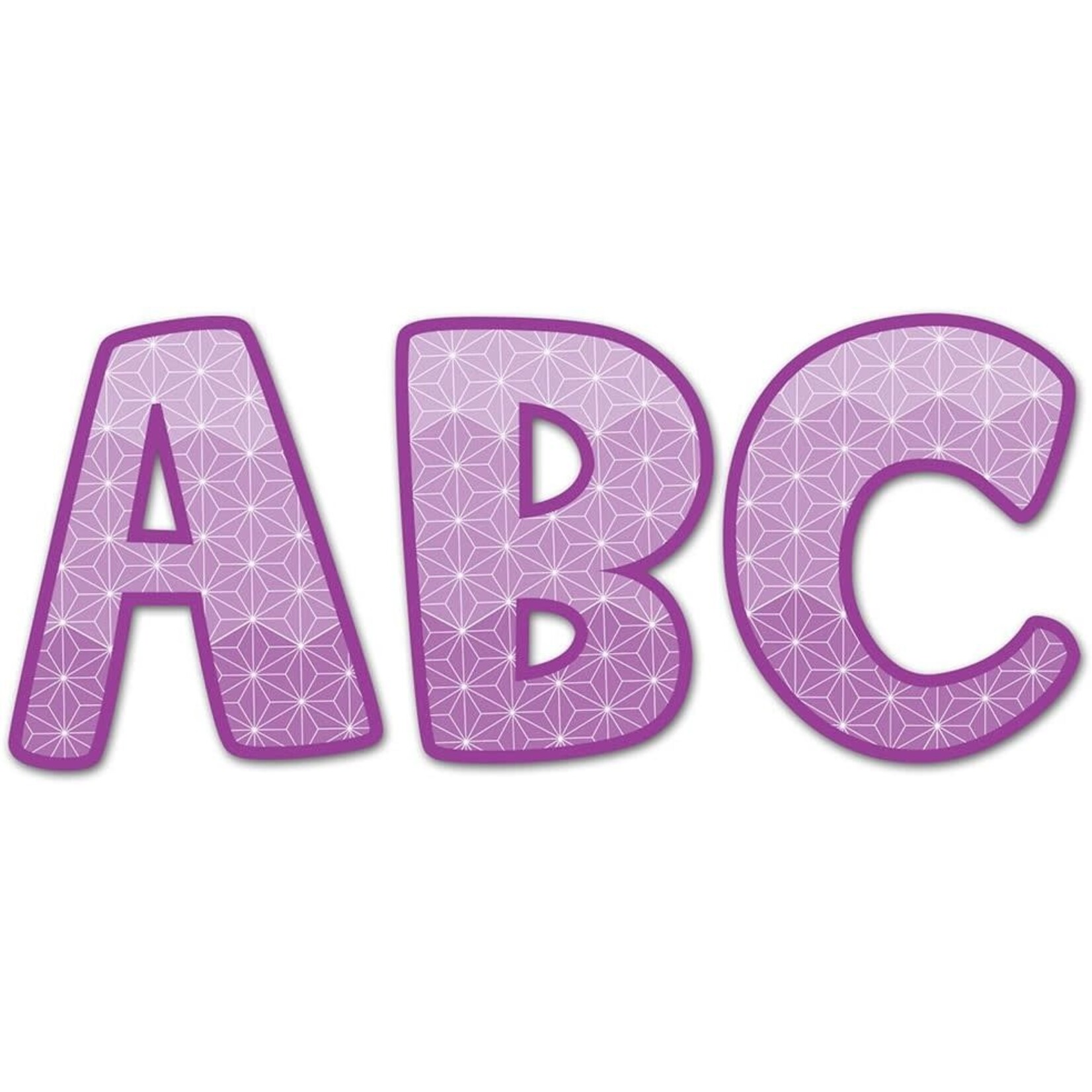 CREATIVE TEACHING PRESS CLM Painted Palette Purple 2" Uppercase Letter Stickers