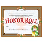 Honor Roll Certificate