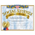 Social Studies Achievement Certificate