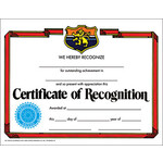 Certificate Of Recognition