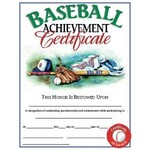Baseball Achievement Certificate