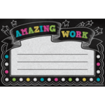 TEACHER CREATED RESOURCES Chalkboard Brights Amazing Work Award