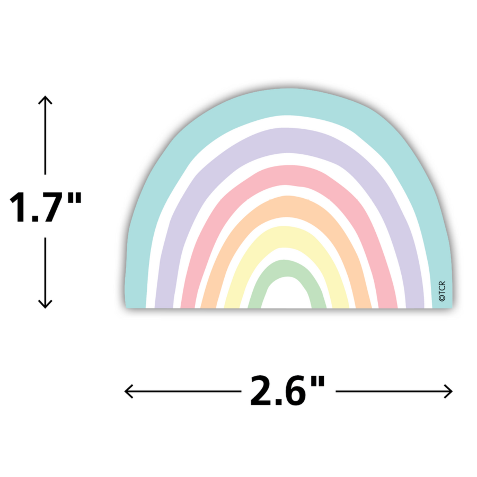 TEACHER CREATED RESOURCES Pastel Pop Rainbows Mini Accents