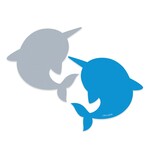 CREATIVE TEACHING PRESS Narwhal 3 in. 2-Color Cut-Outs