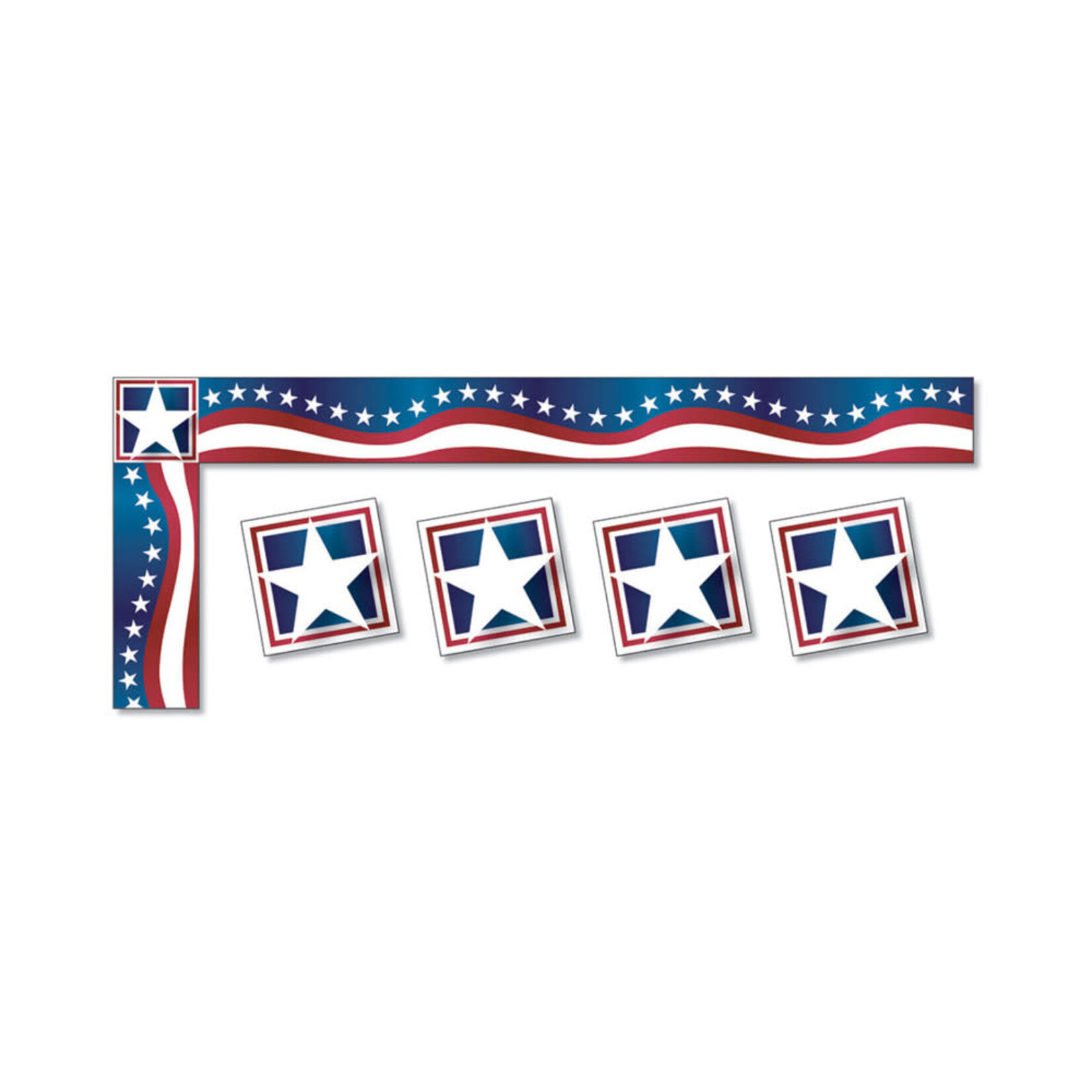 NORTH STAR TEACHER RESOURCES Stars & Stripes Trimmers
