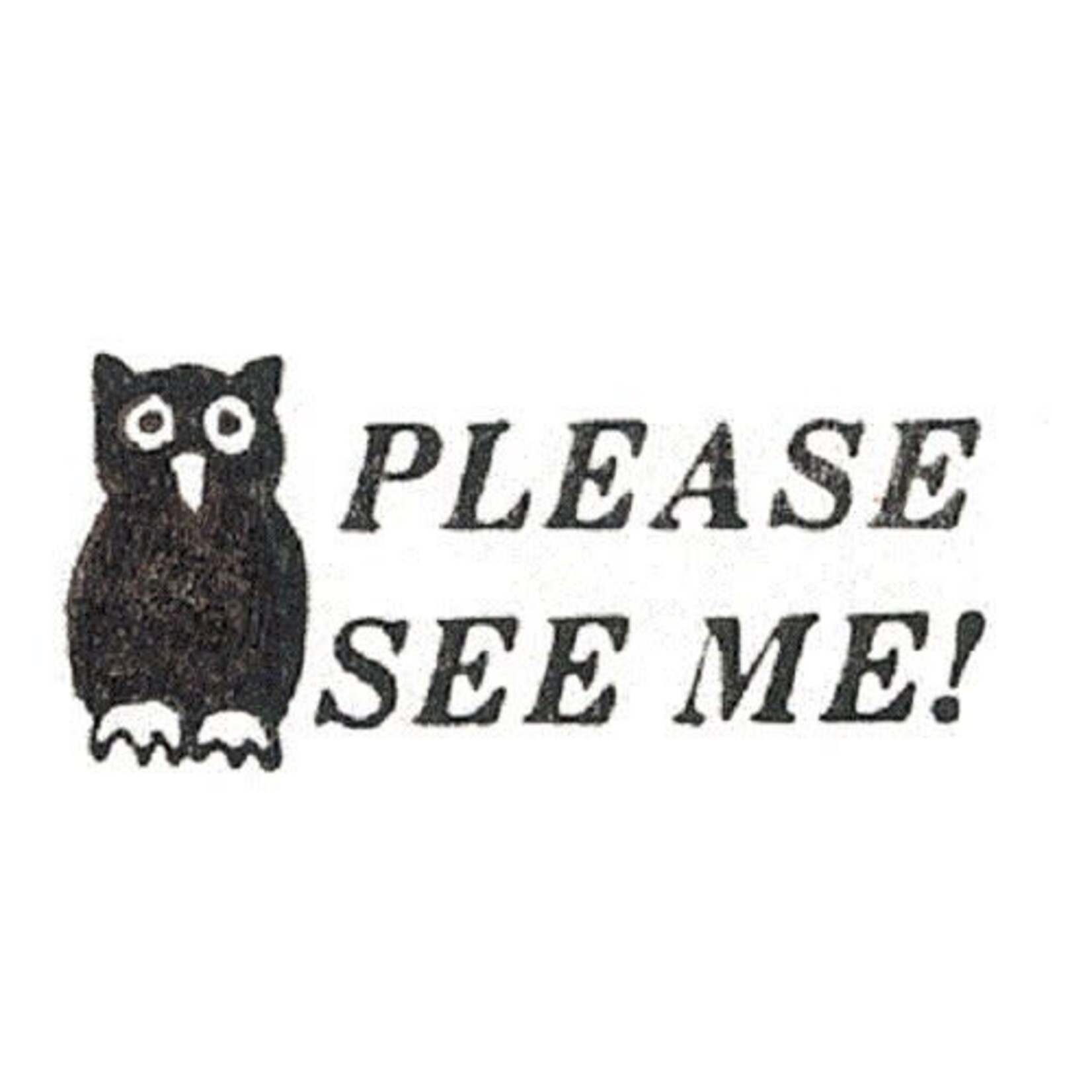 "Please See Me!" Stamp