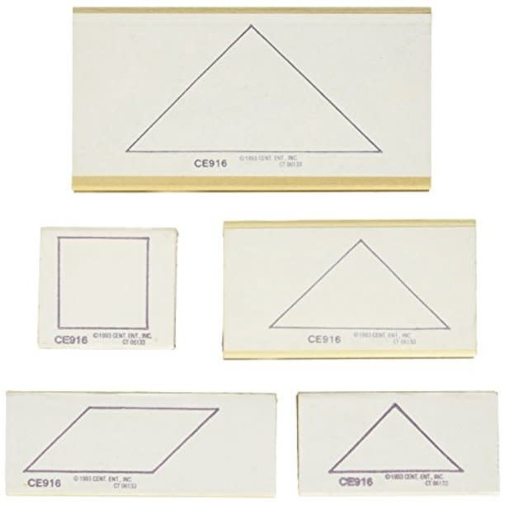 Tangram Pieces Stamp (pack of 5)