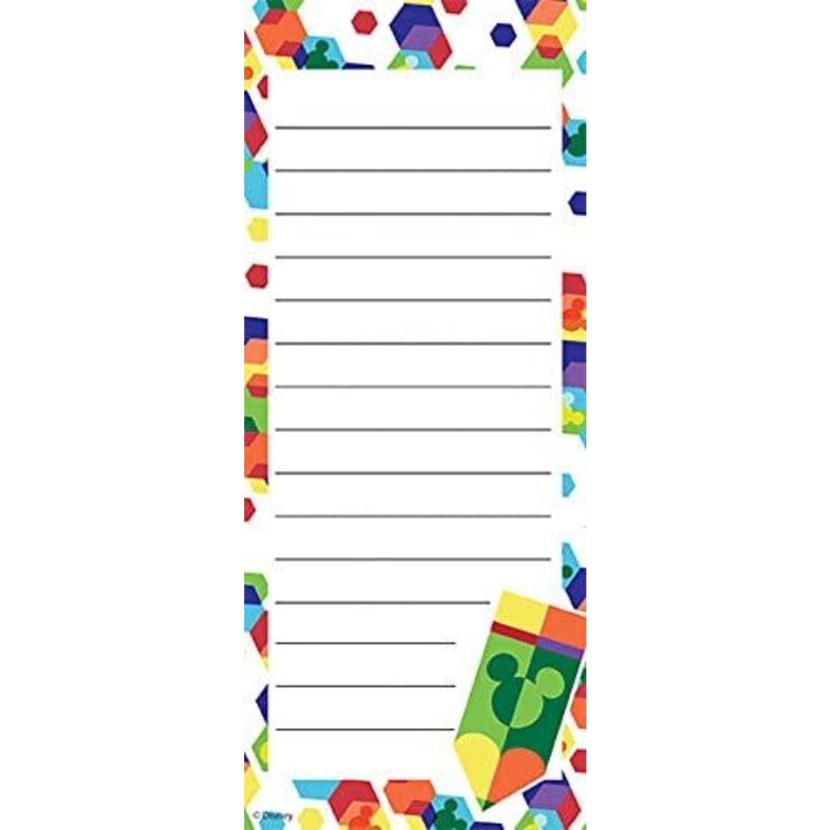 CLM Geo Mickey Notepads 3.5"x8.5"