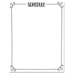 CREATIVE TEACHING PRESS Core Decor Classroom Essentials Schedule Chart