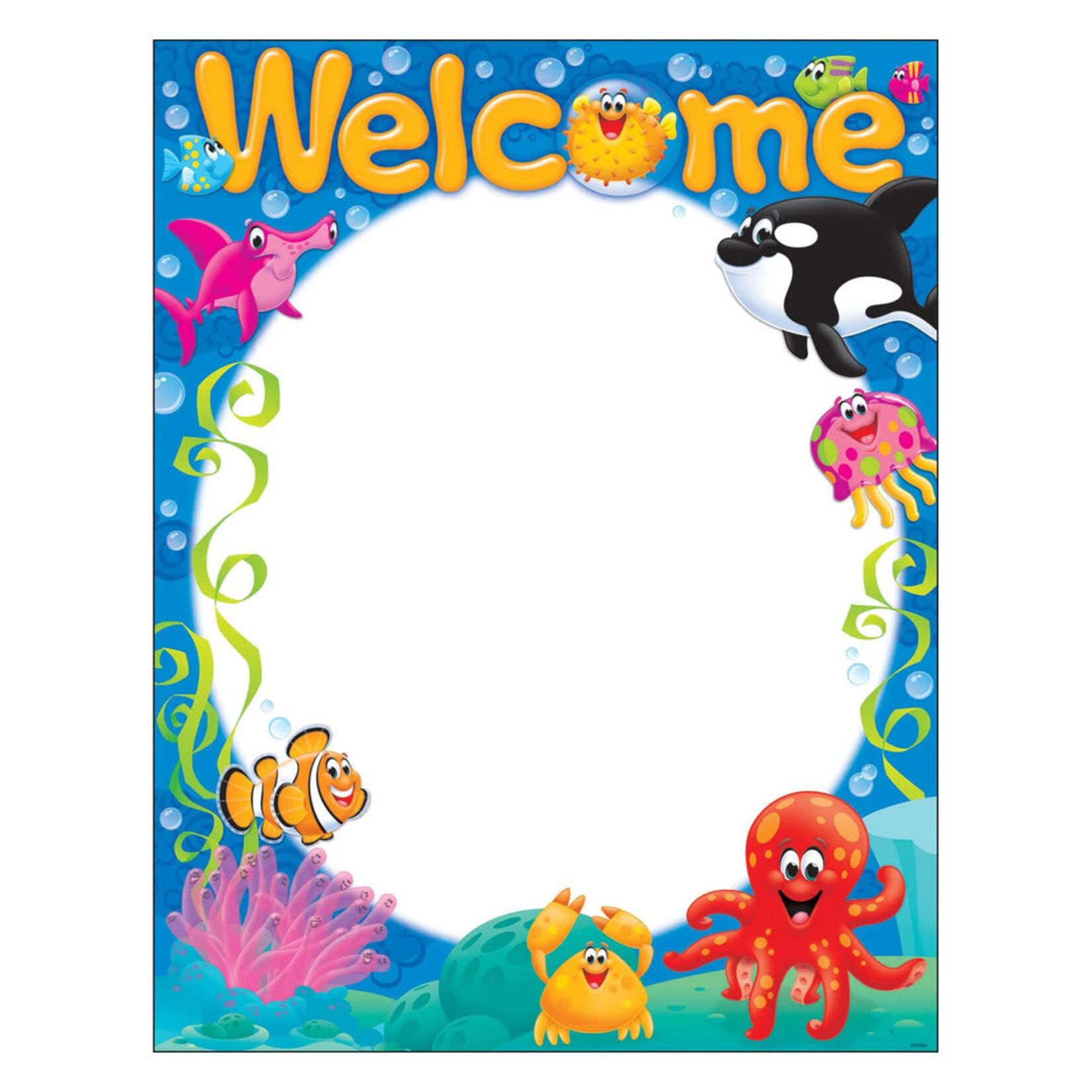 TREND ENTERPRISES INC Welcome Sea Buddies Learning Chart