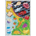 TREND ENTERPRISES INC Nutritious & Delicious Sparkle Stickers